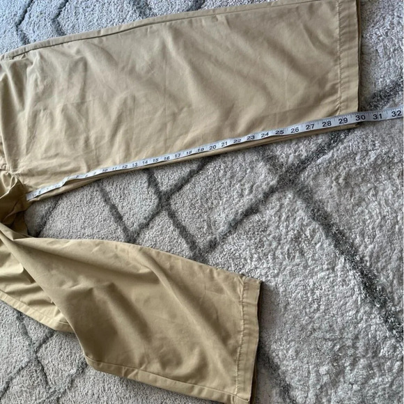 Levi’s Premium pants High Loose Taper tan straight leg high rise pleat 33 - Picture 8 of 10